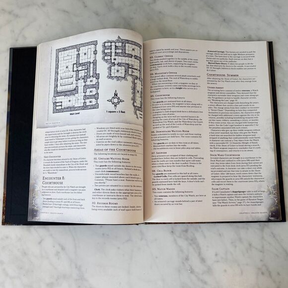 D & D Waterdeep Dragon Heist Dungeons & Dragons Hardcover Book 2018 - Picture 5 of 9